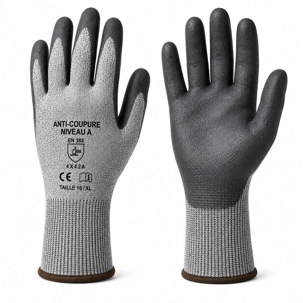 Gants anti-coupure niveau A
