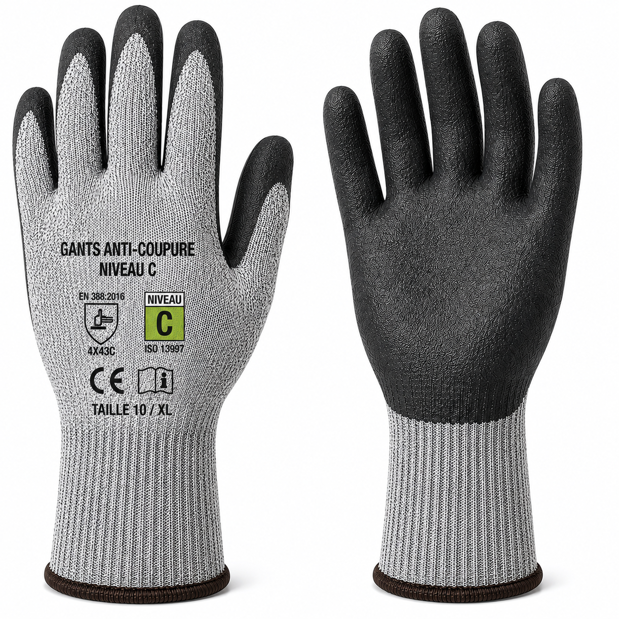 Gants anti-coupure niveau C