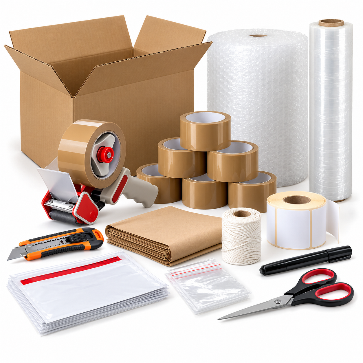 Kit d’accessoires pour poste d’emballage